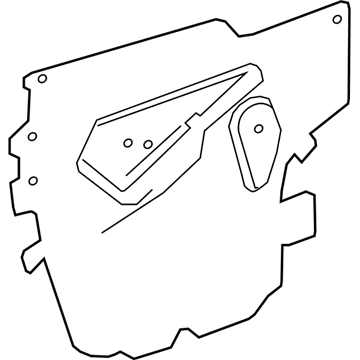 Chevy 42477106 Water Deflector