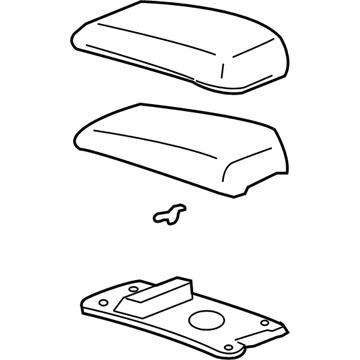 Pontiac 12365291 Armrest Assembly