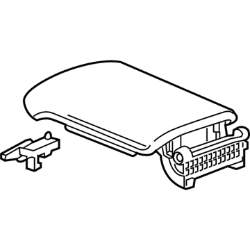 GM 84412613 Armrest Assembly, F/Flr Cnsl *Shale