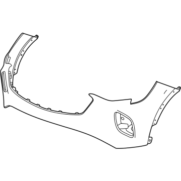 GM 85142782 FASCIA ASM-FRT BPR UPR *SERV PRIMER