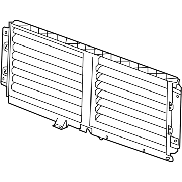 Cadillac 84738077 Radiator Shutter Assembly