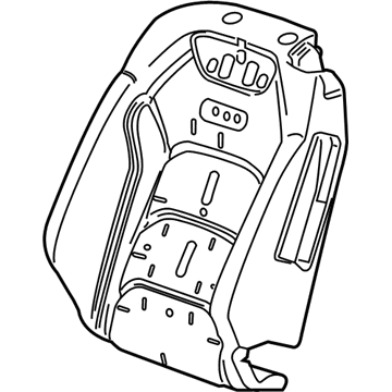 GM 84427084 Pad Assembly, F/Seat Bk