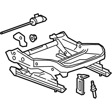 Buick 13525387 Cushion Frame