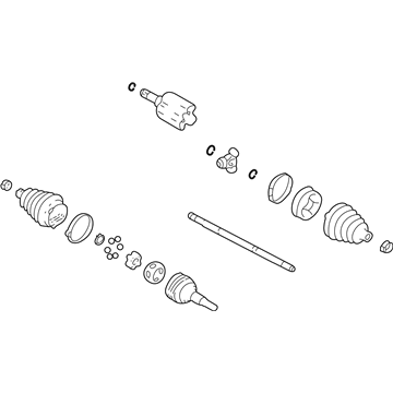 Pontiac 19256584 Axle Assembly