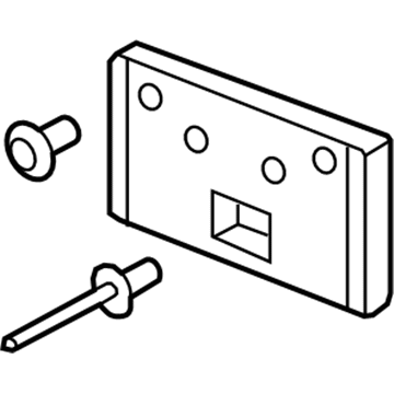 Chevy 94544474 License Bracket