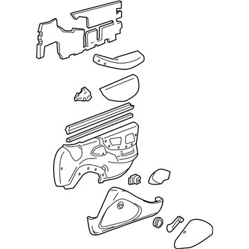 Pontiac 22603178 Door Trim Panel