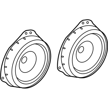 Saturn 15924883 Door Speaker