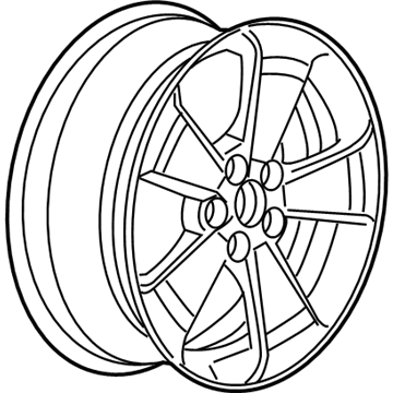 Chevy 95224534 Wheel, Alloy