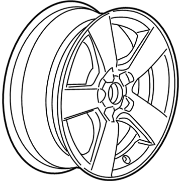 Chevy 95224533 Wheel, Alloy