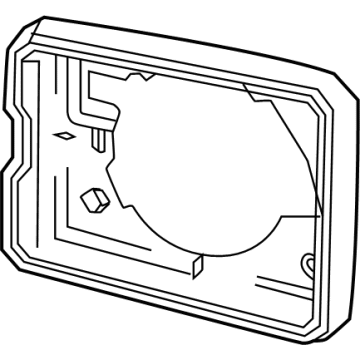 GM 85166194 BEZEL-O/S RR VIEW MIR HSG