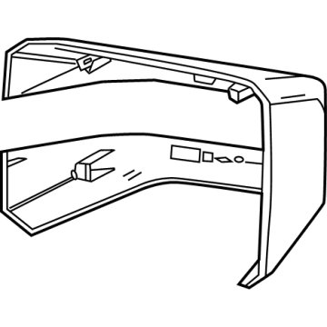 GM 85166023 COVER-O/S RR VIEW MIR HSG UPR