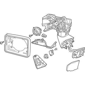 GMC 85569114 Mirror Assembly