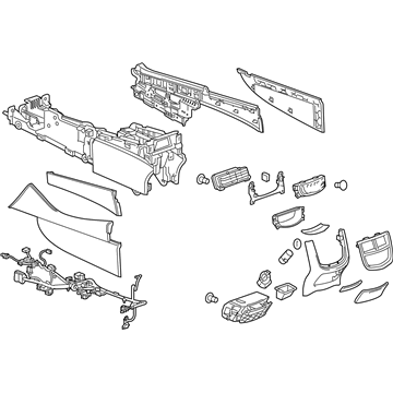 GM 84334259 Console Assembly, Front Floor *Platunim