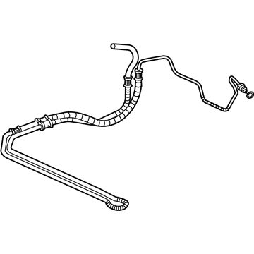 2008 Buick LaCrosse Power Steering Hose - 15781942