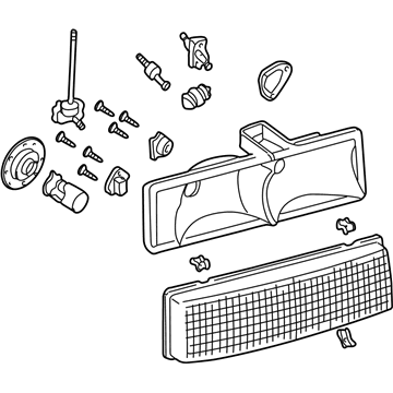 GMC 16524091 Headlamp Assembly