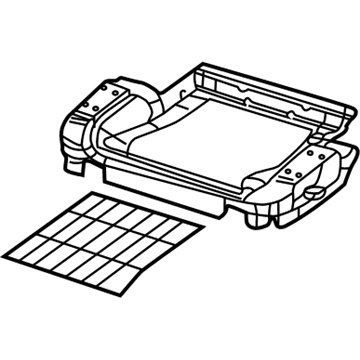 Cadillac 12476944 Seat Frame