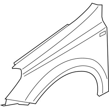 GM 93178666 Fender,Front