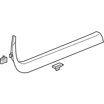 GM 84746706 Molding Assembly, Front S/D Sill Garn *Jet Black