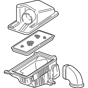 Oldsmobile 19201283 Air Cleaner Assembly