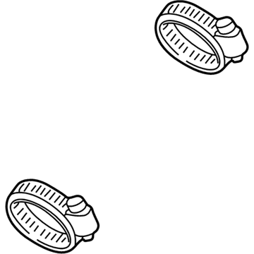 Oldsmobile 24505503 Air Inlet Duct Clamp