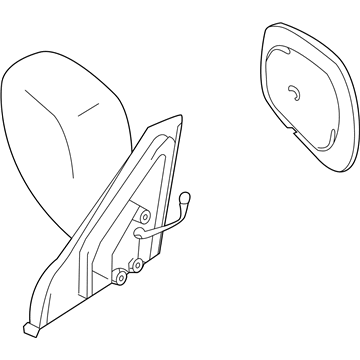 GM 30021539 Mirror Asm,Out Rear View,RH (On Esn)