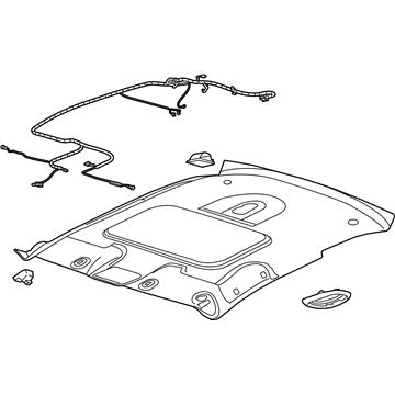 GM 19149259 Panel Asm,Headlining Trim *Opel G*Gray