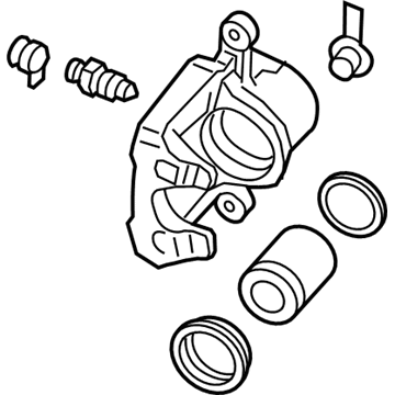 2018 Cadillac CT6 Brake Caliper Repair Kit - 13511036