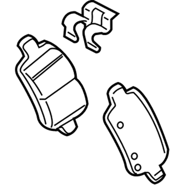 Cadillac 23341200 Brake Pads