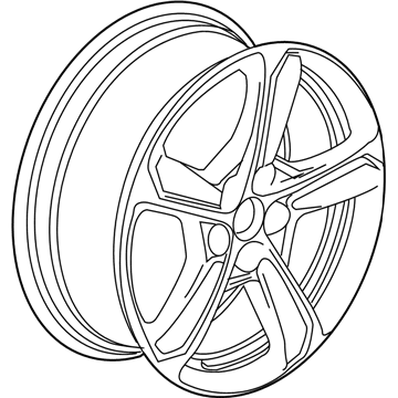 Chevy 22970371 Wheel, Alloy