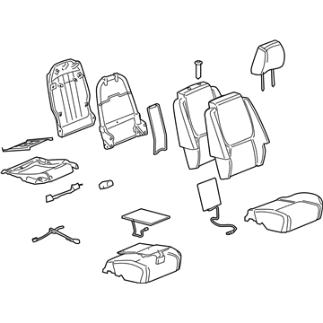 Chevy 15903207 Seat Assembly