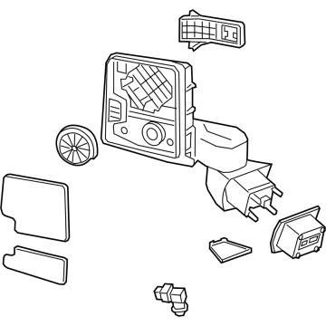 Chevy 84944540 Mirror Assembly