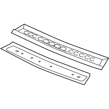 GMC 15189428 Windshield Header