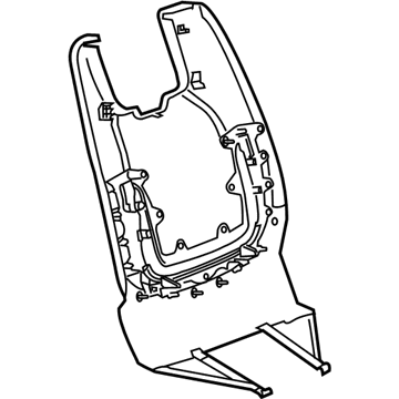 Cadillac 22867390 Seat Back Panel