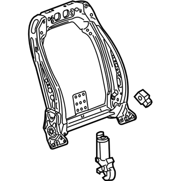 GM 13578622 Frame Assembly, Front Seat Back Cushion