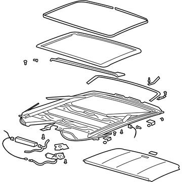 Buick 12524490 Sunroof Assembly