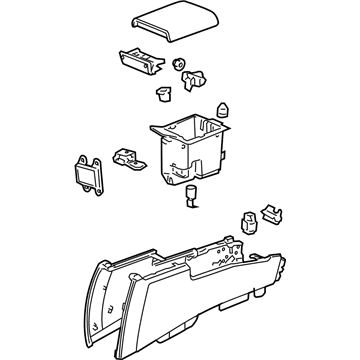 Cadillac 15930432 Console Base