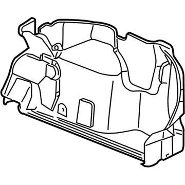 GM 25930918 Panel Assembly, Rear Wheelhouse Trim Finish