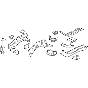 GM 23417944 Rail Assembly, Front Compartment Side