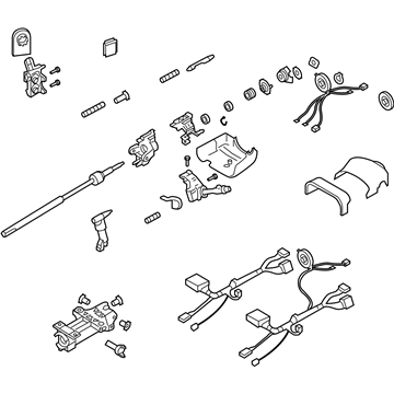 Oldsmobile 88965341 Steering Column