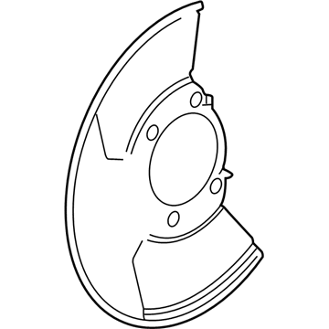 GM 25832145 Shield, Front Brake