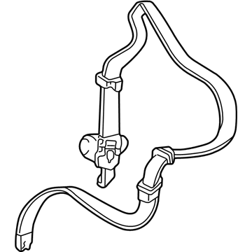 Buick 12455781 Belt & Retractor