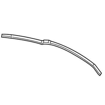 GM 23455371 Weatherstrip Assembly, Rear Side Door Rear Auxiliary