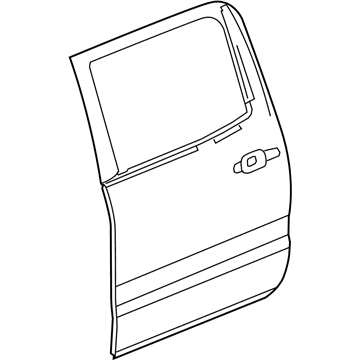 GM 23453681 Panel, Rear Side Door Outer (Rh)