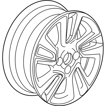 2014 Chevy Spark Spare Wheel - 95024487