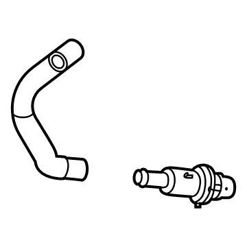 2023 Chevy Corvette Oil Cooler Hose - 84660335