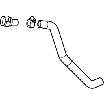 2023 Chevy Corvette Oil Cooler Hose - 84369152