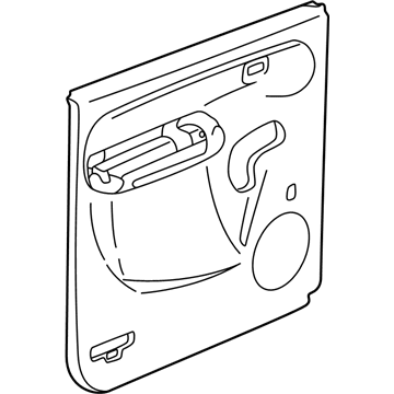 Cadillac 15183111 Door Trim Panel