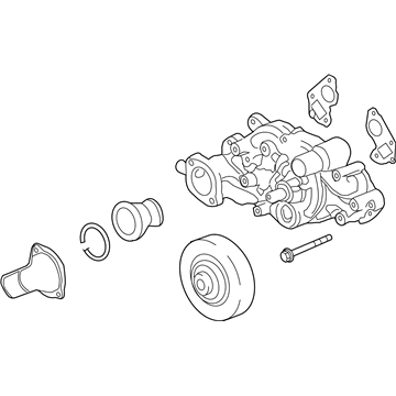 Chevy Corvette Water Pump - 12622036