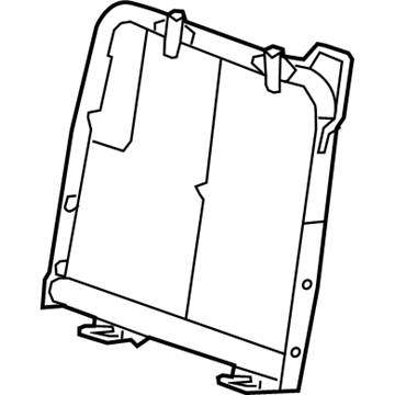 GM 25879627 Frame Assembly, Rear Seat Back Cushion