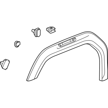 GMC 84848522 Wheel Opening Molding